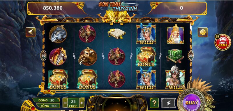 Sơn Tinh Thủy Tinh Saowin có luật chơi đơn giản, dễ chơi