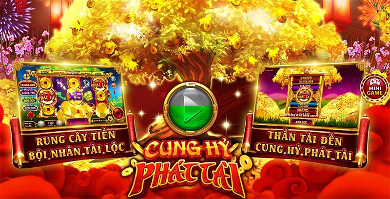 Cung Hỷ Phát Tài là một trong những trò chơi Slots hấp dẫn tại cổng game Saowin