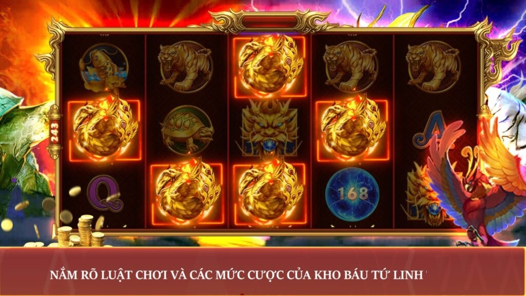 Kho Báu Tứ Linh Saowin Trúng Thưởng Hấp Dẫn 2025 4 Luôn tìm hiểu mức cược và nghiên cứu luật chơi kho báu tứ linh trước