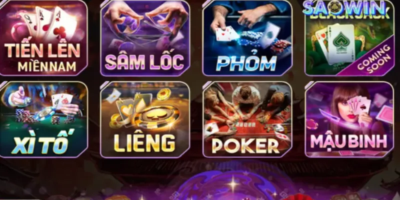 Hệ thống trò chơi đa dạng tại SaoWin